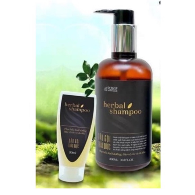 [HCM]DẦU GỘI THẢO DƯỢC PIZKIE - KÈM QUÀ TẶNG