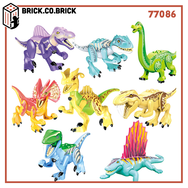Đồ Chơi Lắp Ráp Khủng Long Mô Hình Dinosaur Jurrasic World - Thế Giới Khủng Long 77086 MẪU MỚI
