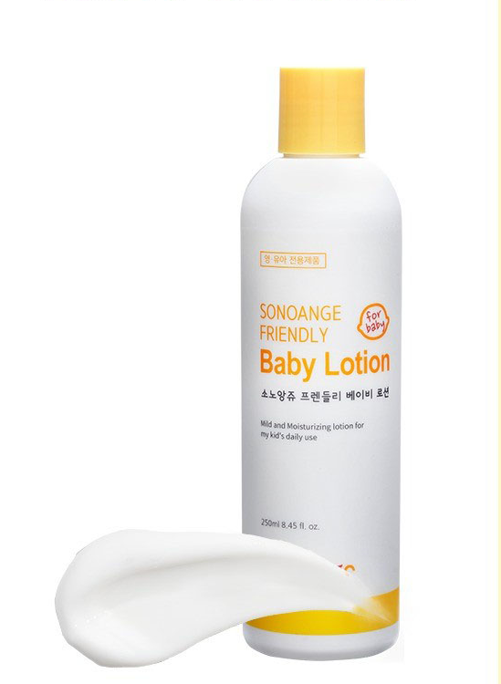 Sữa Dưỡng Ẩm Cho Bé Friendly Baby Lotion 250ml chiết xuất từ thực vật 100% thuần chay