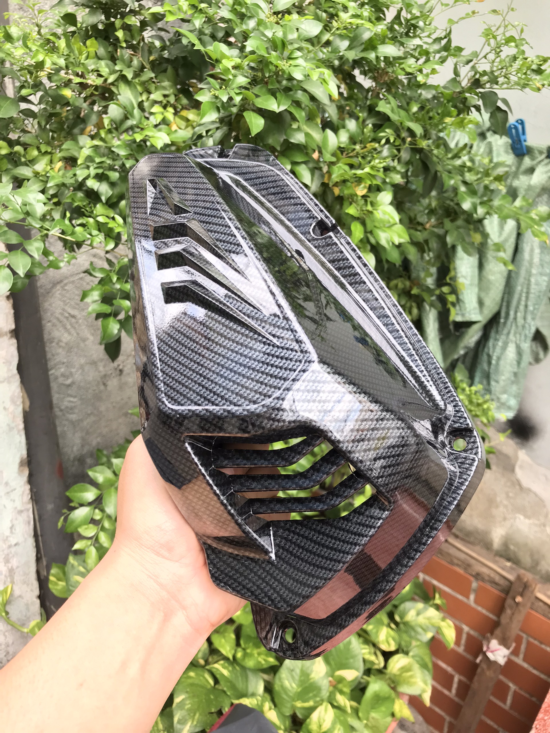 SH 350i , Ốp lọc gió SH 350i CARBON mẫu mới nhất