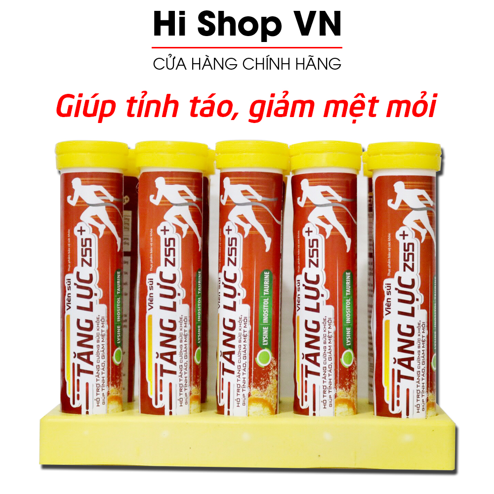 Combo 10 tuýp sủi tăng lực REDBULKZ vitamin C, B, PP tăng sinh lực, giảm căng thẳng mệt mỏi, tăng sức đề kháng - 20 viên