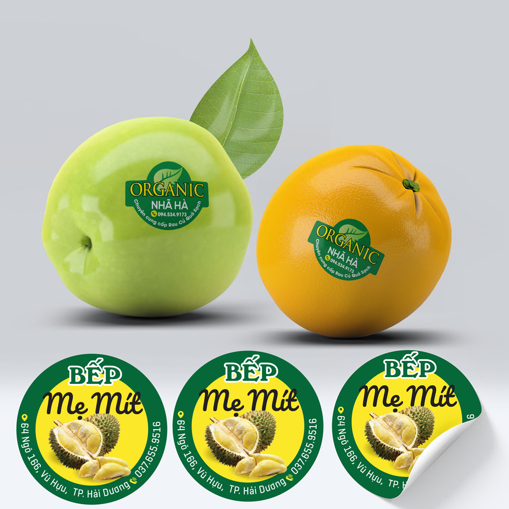 Combo 1000 Tem nhãn miễn phí thiết kế