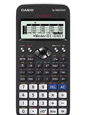 [HCM]Calculator - Máy tính học sinh Casio 580VNX - Hàng nhập khẩu không tem.