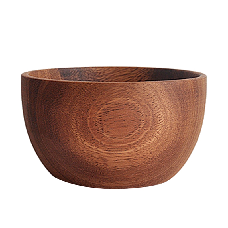 Solid Wood Dishes Tableware Salad, How Much Are Wooden Bowls Worth Money
