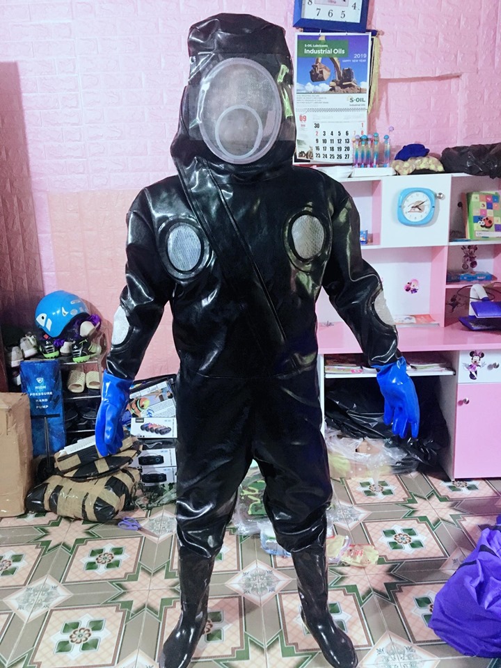 Quần Áo Bắt Ong Rừng Hàng Cao Cấp 2020,Có Quạt Thông Gió,Bảo Vệ Không Bị Ong Đốt.