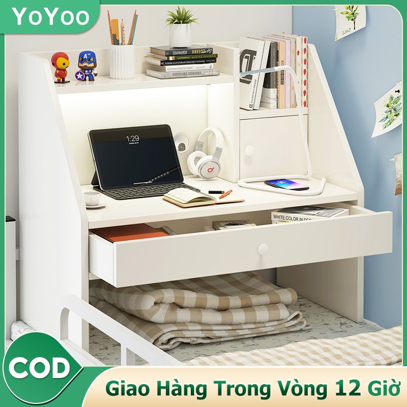 YOYOO Bàn Học Gắn Giường Bàn Học Gắn Giường Thông Minh Bàn Để Laptop Có Ngăn Kéo