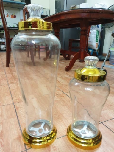 [GIÁ HỦY DIỆT] Bình sâm thủy tinh ngâm rượu 3L 4L 6L