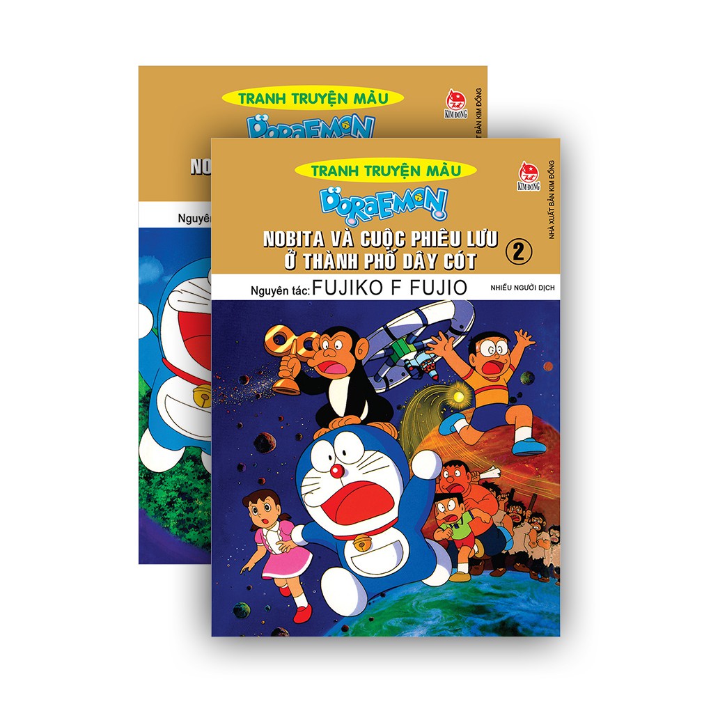 Truyện tranh Doraemon tranh truyện màu: Nobita và cuộc phiêu lưu ở thành phố dây