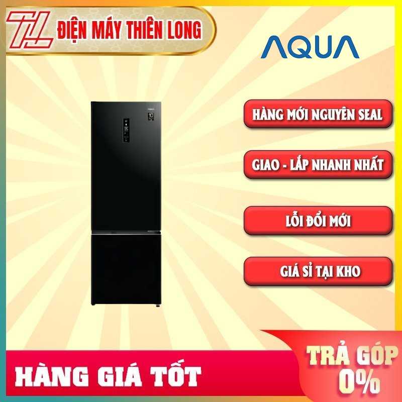 Tủ lạnh aqua inverter 324 lít aqr-b388ma - ngăn đông mềm đa năng magic room-18°c đến 5°c, chức năng ngày nghỉ holiday - trả góp 0% - giao toàn quốc - ngoài hcm tính phí