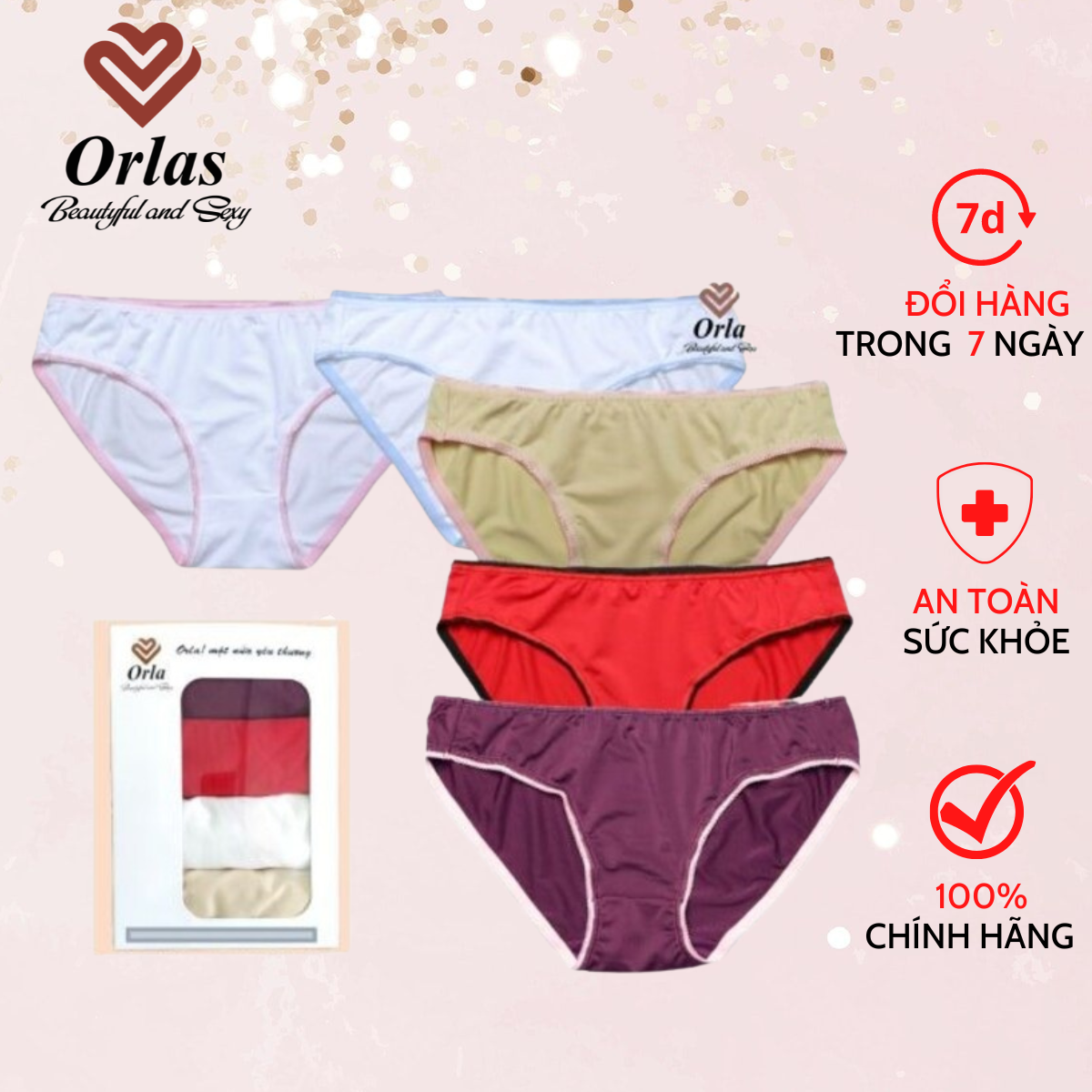 Quần lót nữ trơn thun lạnh orla vro-01