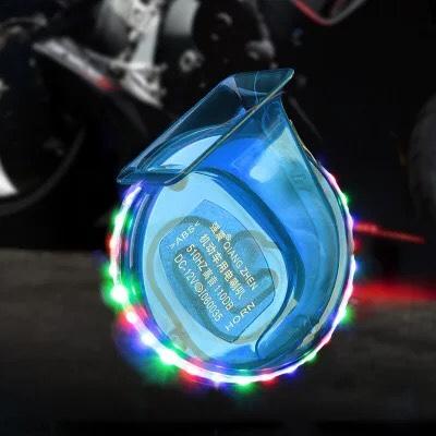 ken xe may còi Xe máy và Oto siêu lớn có đèn Hv shop ( màu xanh dương )