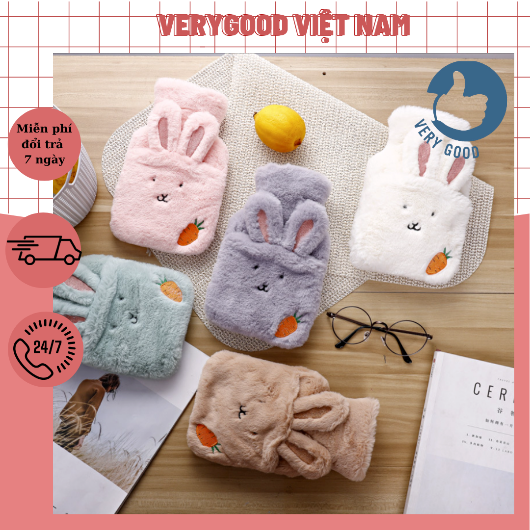 Túi chườm nóng đau bụng kinh họa tiết dễ thương nhung lông mịn giữ nhiệt giảm đau hạ sốt verygood viet nam - túi chườm nóng lạnh đa năng - túi chườm bụng kinh - túi chườm nóng - túi chuom nóng - túi chườm ấm giữ nhiệt