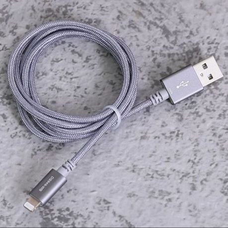 Cáp lightning mfi 1m mbest ds949-wb xám hàng like new đẹp mới 98-99% chính hãng 100% bảo hành 12 tháng