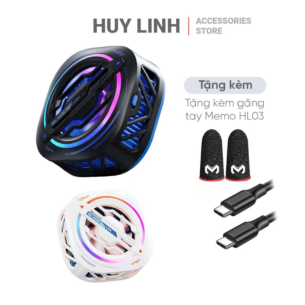 Black Shark Magnetic Cooler 3 Pro - Quạt tản nhiệt sò lạnh chơi game từ tính cho điện thoại