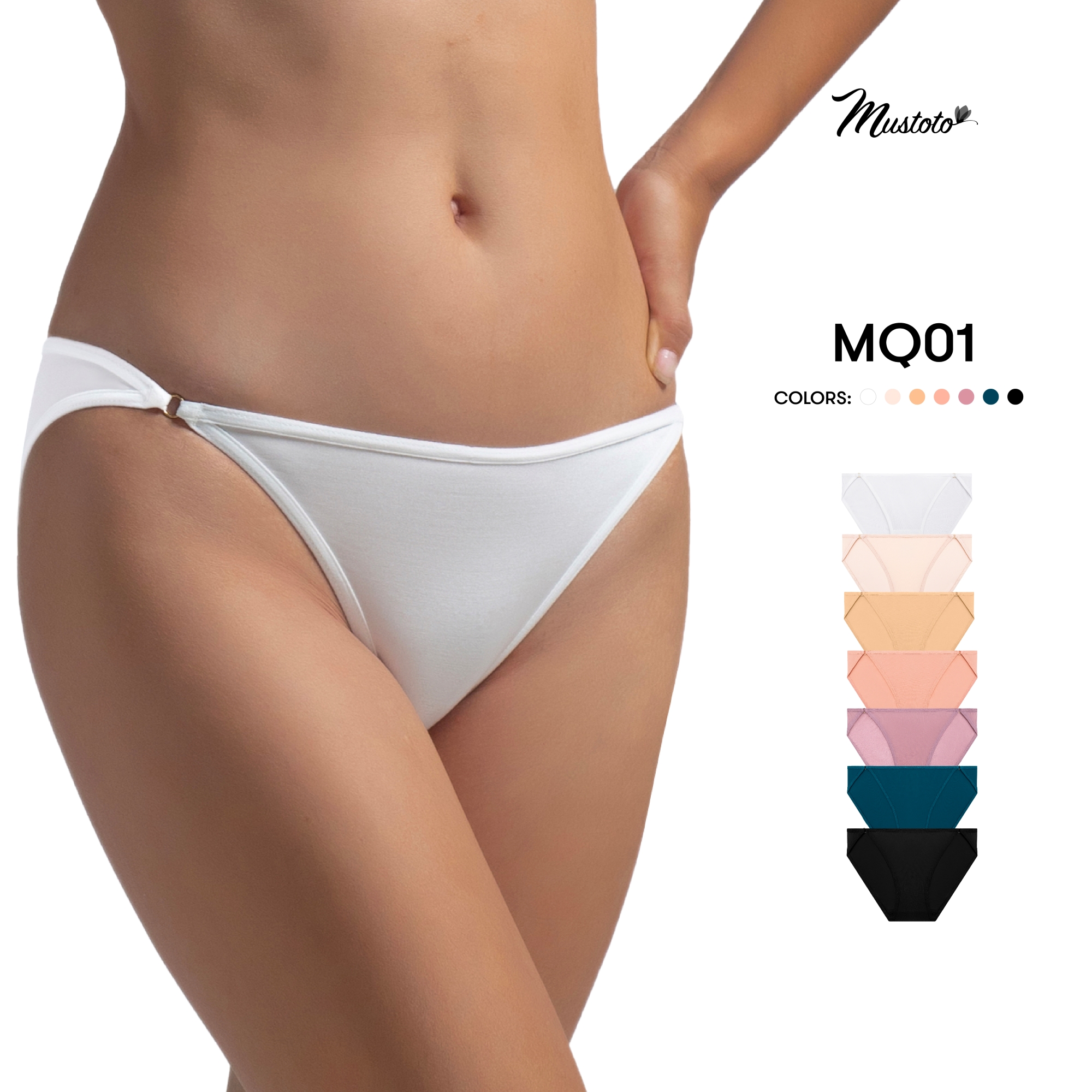 Quần Lót Nữ Trơn Lưng Thấp SnapDagron (Mustoto MQ01)