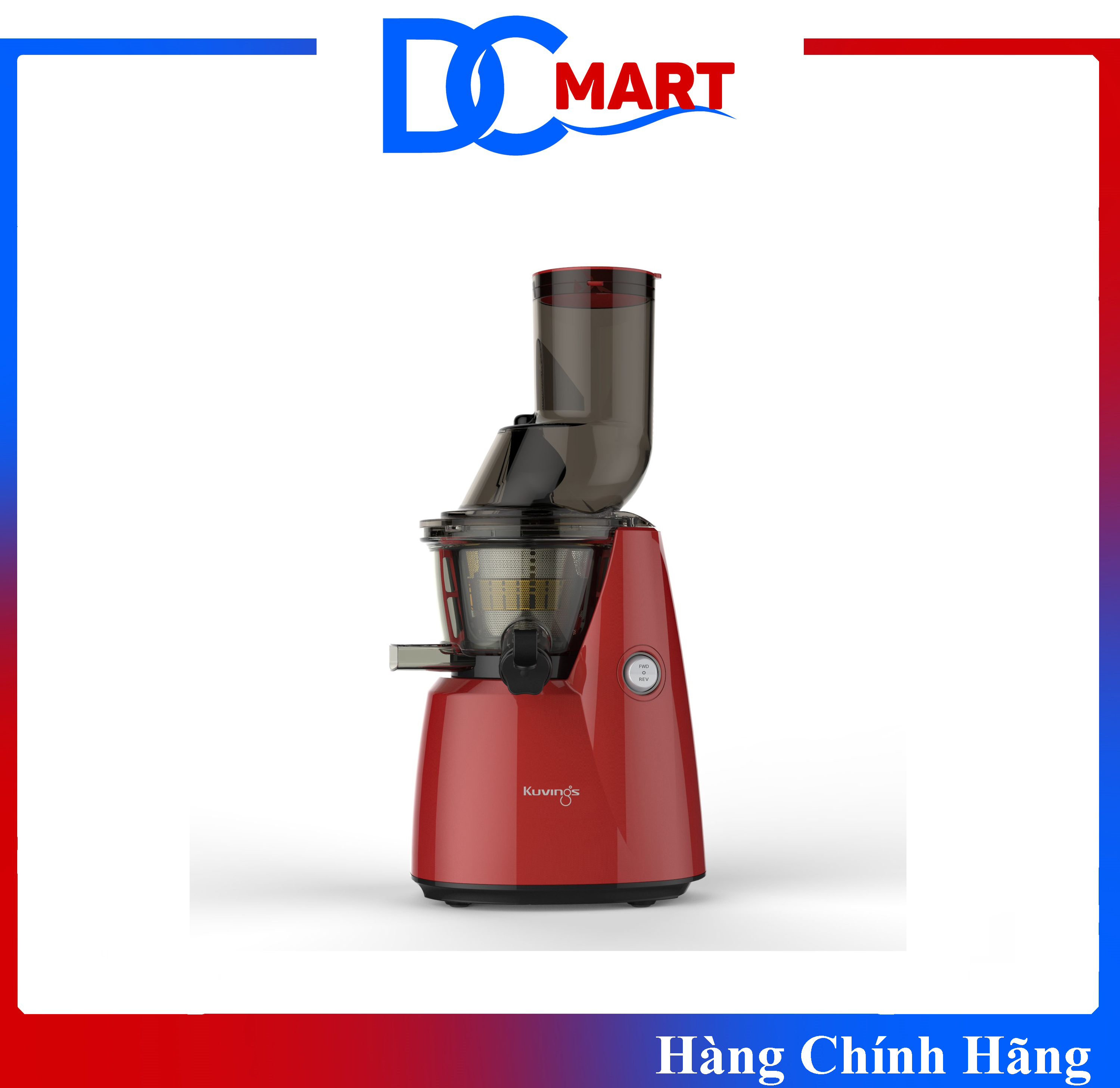 Máy ép trái cây thông minh Kuvings MOTIV1 Màu đỏ - Hàng Chính Hãng