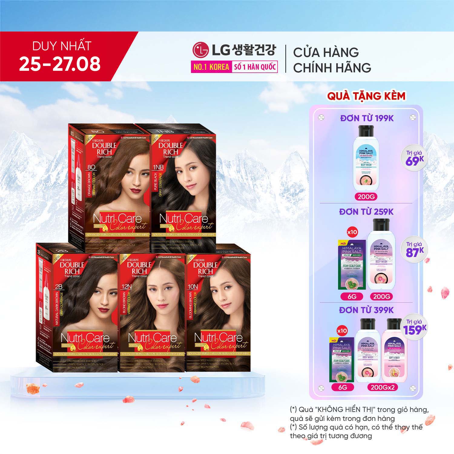 Kem nhuộm tóc thời trang Double Rich Beaty Color & Nutri Care