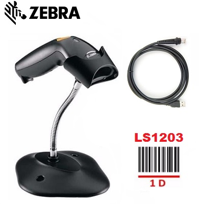 Máy đọc, quét mã vạch có dây zebra ls1203