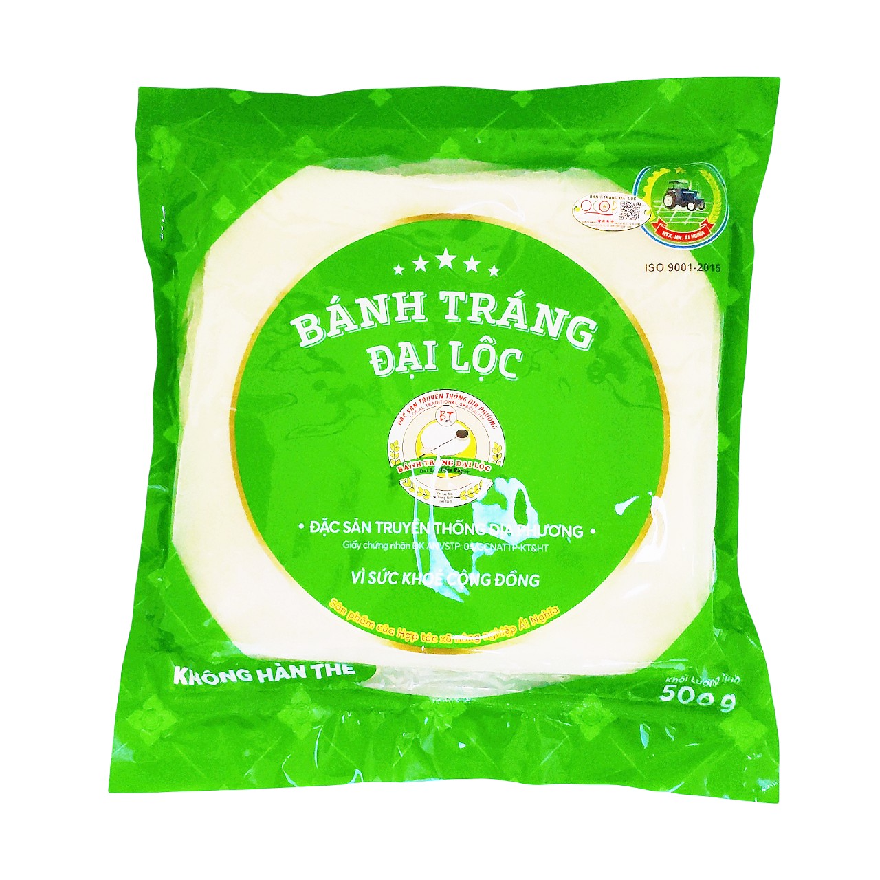 Bánh tráng đại lộc ái nghĩa gói 500g