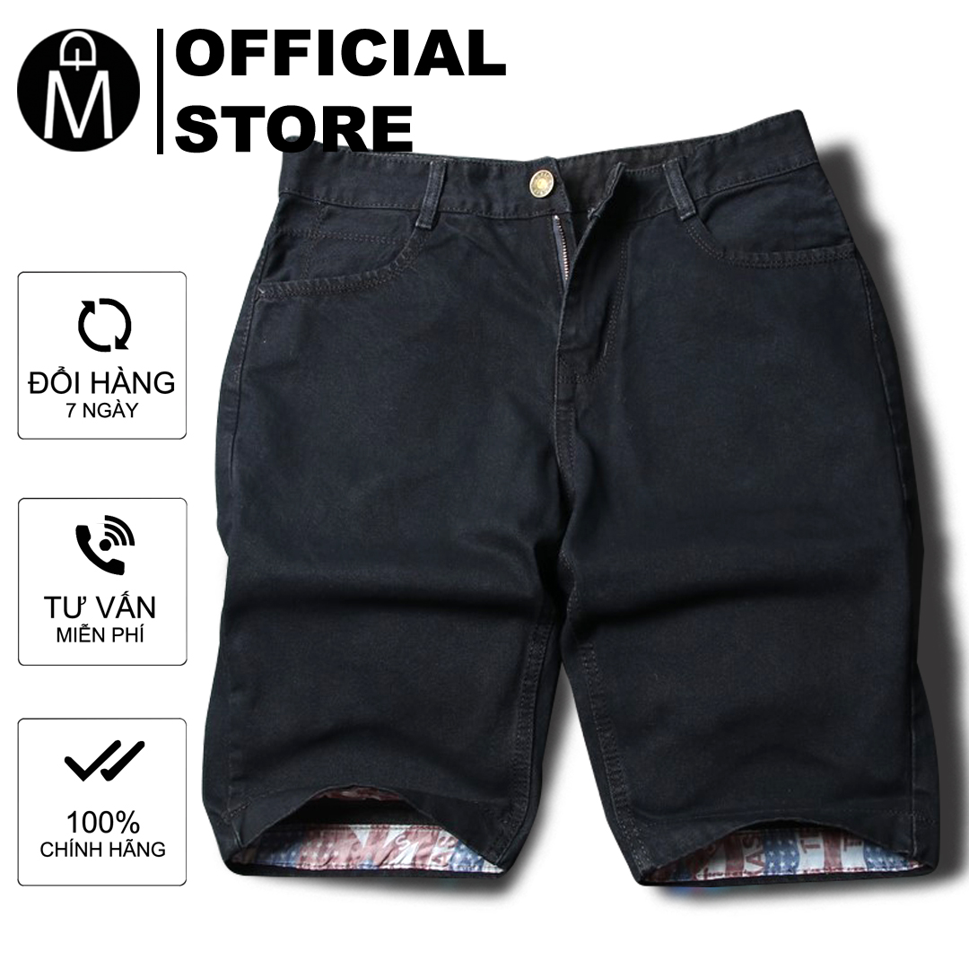 Quần short jean nam MĐ Q169 đen