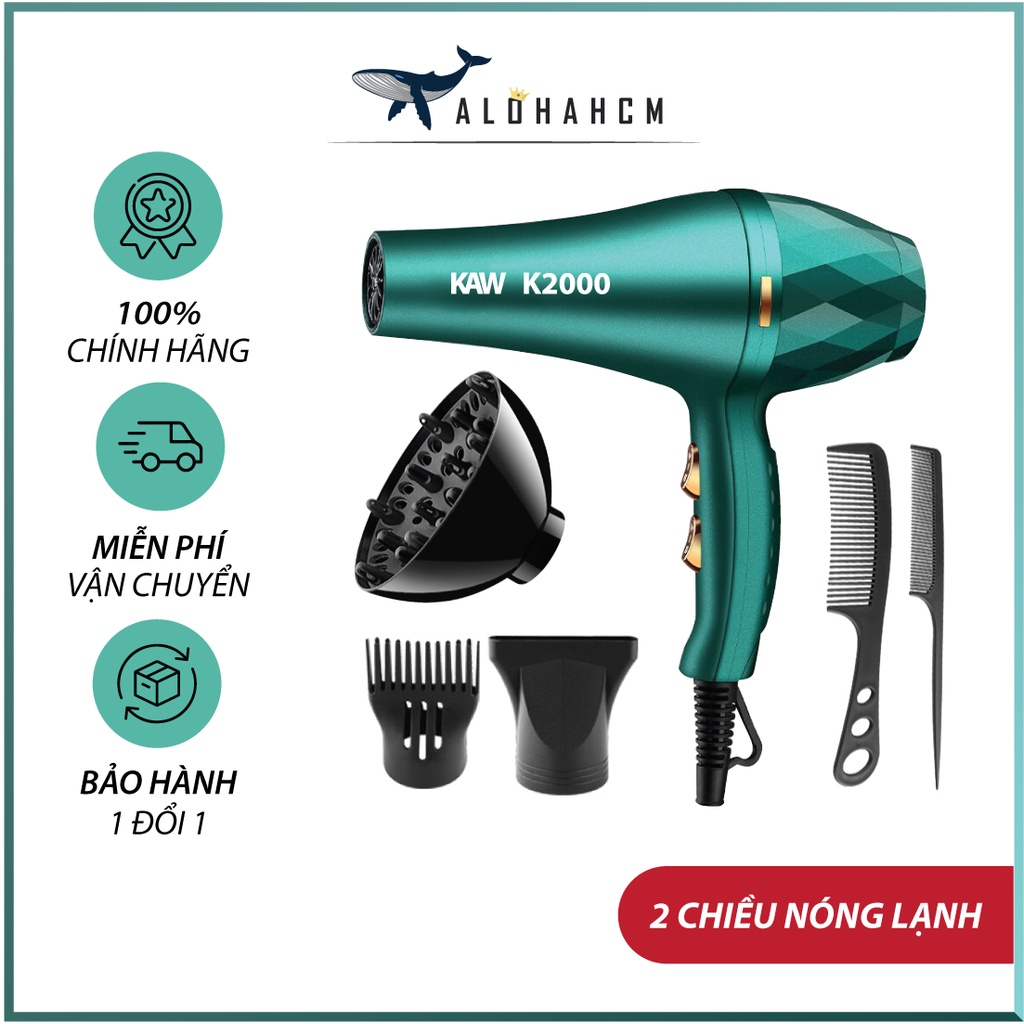 [ TẶNG KÈM PHỤ KIỆN ]Máy sấy tóc ion - Máy sấy tóc tạo kiểu - Máy Sấy Tóc 2 Chiều Cao Cấp Công Suất Lớn 2000W Không Ồn, Nhiệt Độ Ổn Định Không Hại Tóc, Dễ Dàng Tạo Kiểu