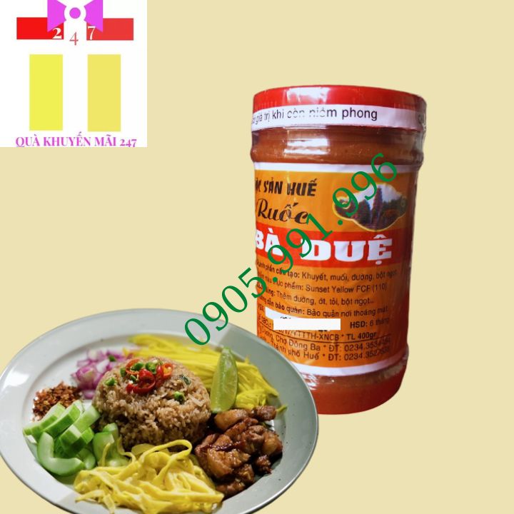 Mắm ruốc Bà Duệ 380g - Quà khuyến mãi 247