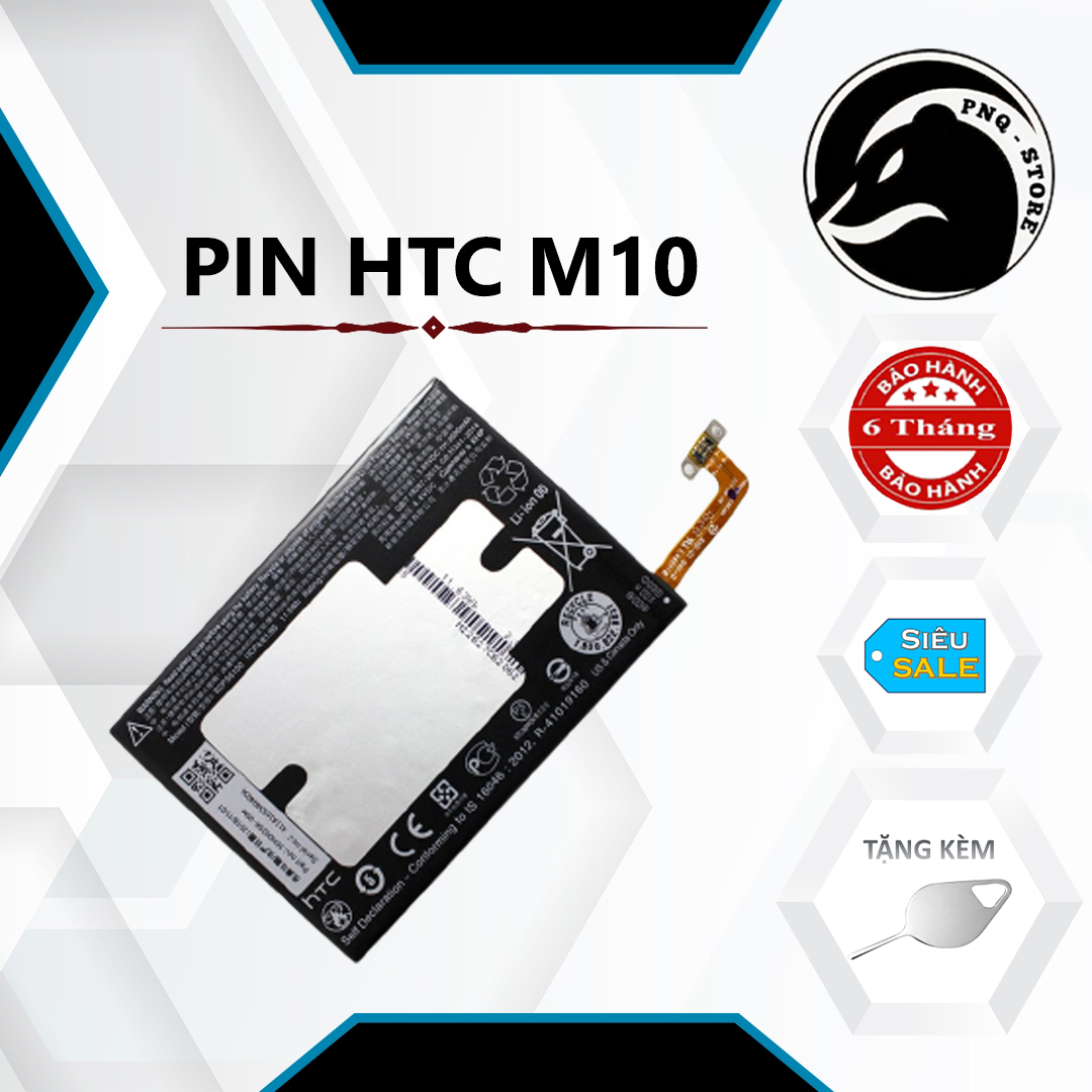 Pin htc one m10 3000mah - chuẩn zin xịn - bh 06 tháng