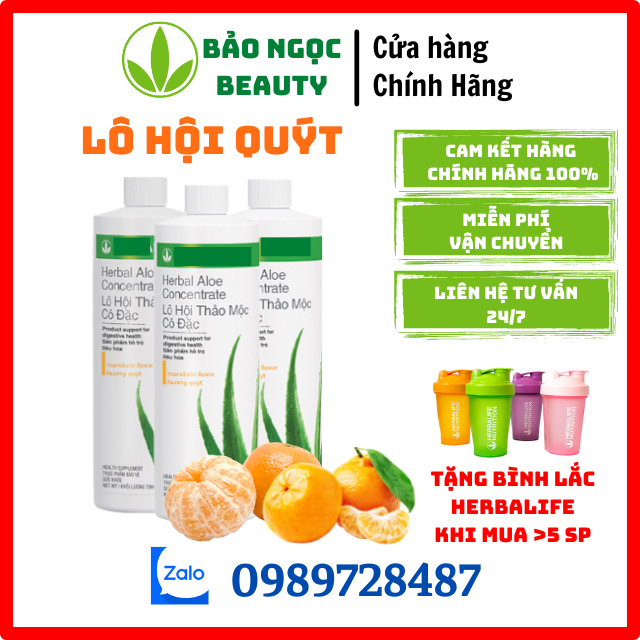 Nước lô hội thảo mộc cô đặc giúp cải thiện hệ tiêu hóa và đường ruột hương Xoài