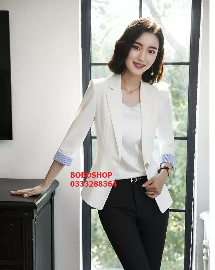 Áo Vest Phối Sọc Sang Chảnh Helen