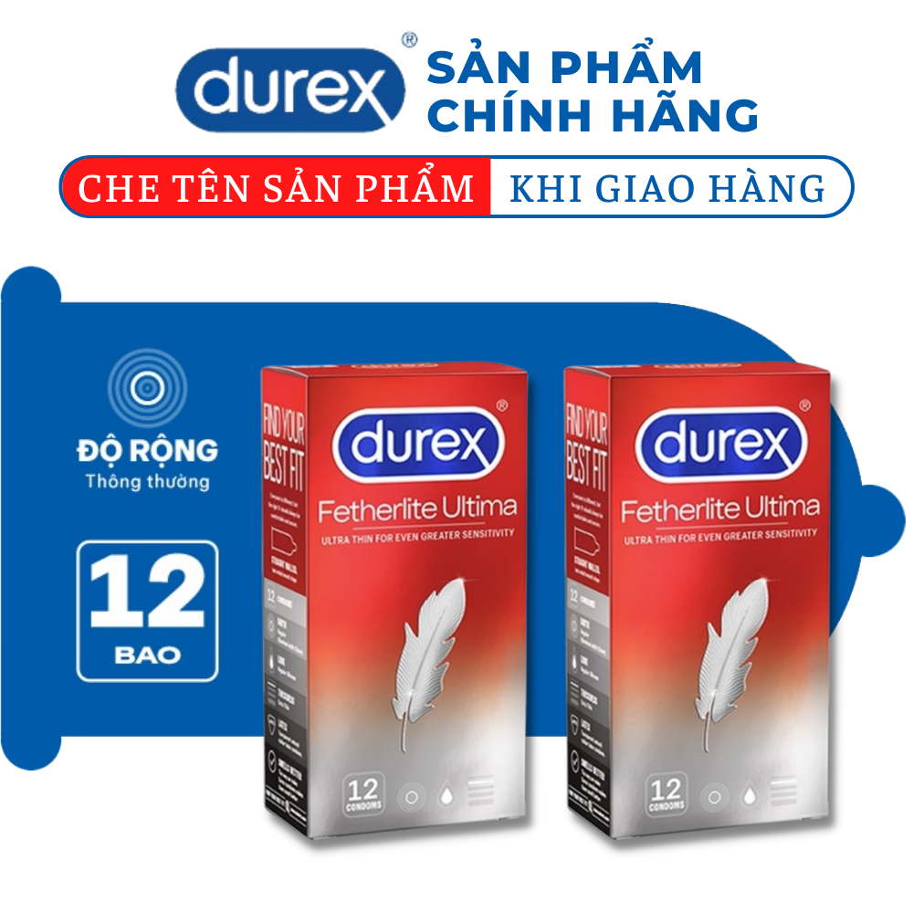 Bao cao su Durex Fetherlite Ultima siêu mỏng