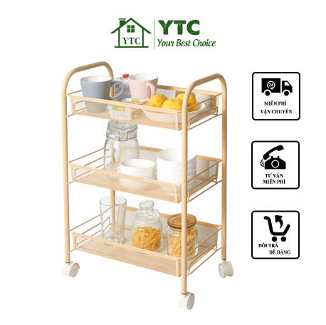 Xe đẩy Spa 3 Tầng Sắt giá rẻ ( sỉ số lượng )-XDS03