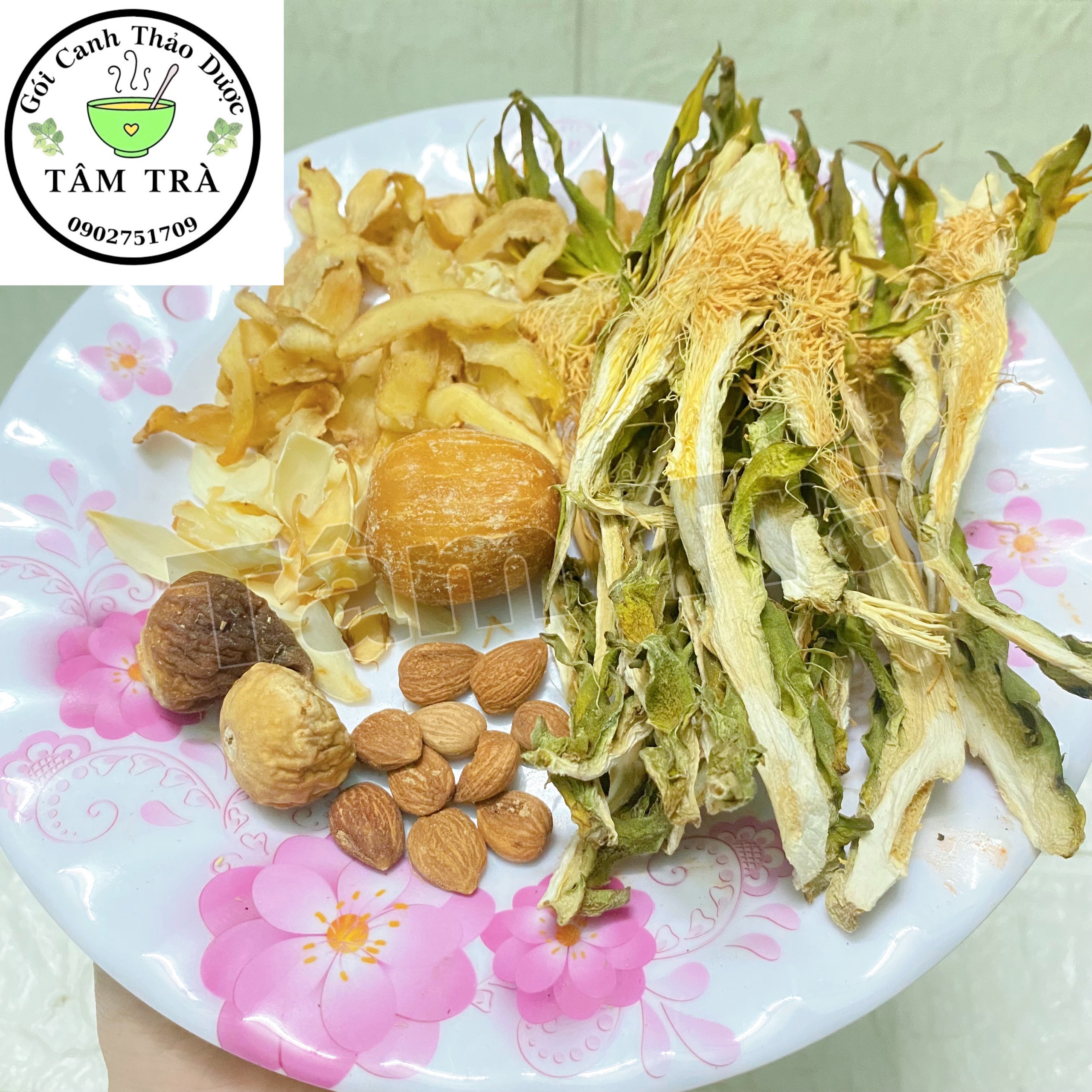 Canh Bá Vương Hoa -Nguyên liệu nấu canh