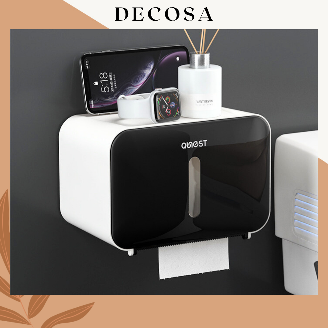 Hộp đựng khăn giấy thông minh dán tường nhà tắm DECOSA