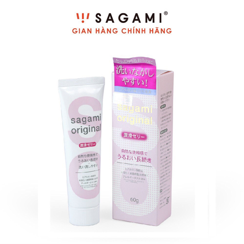 [HCM]Chất Bôi Trơn Cao Cấp Gốc Nước Tự Nhiên SAGAMI ORIGINAL - Tuýp 60g