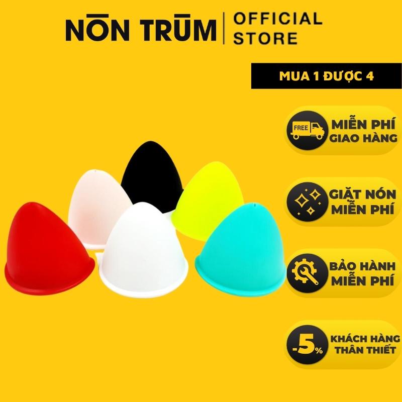 Tai mèo dễ thương gắn mũ bảo hiểm royal, nón bảo hiểm nửa đầu và 3/4 - nón trùm
