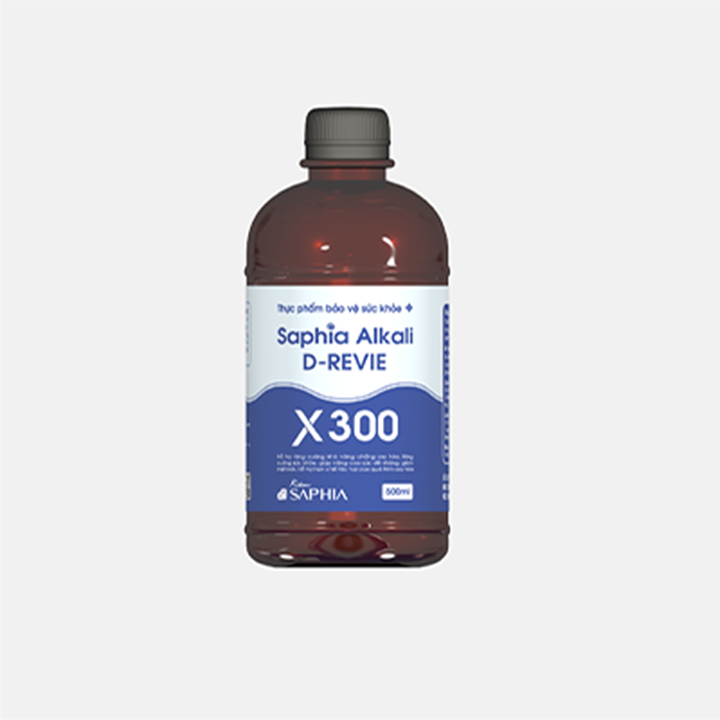 Combo 1 chai x300 và 1 chai x50 kiềm saphia hoàn toàn từ thảo dược thiên nhiên
