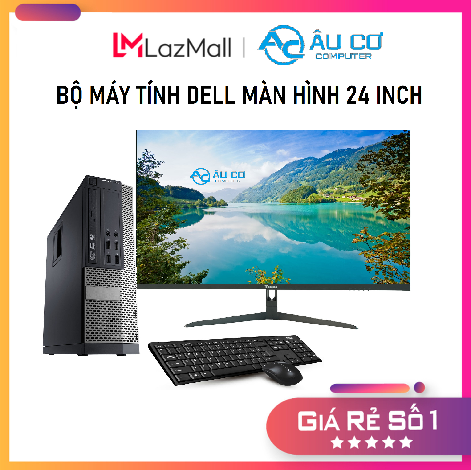 Bộ máy tính văn phòng  VĂN PHÒNG (CORE I5-4570 / RAM 8GB / SSD 120GB) Và Màn hình Tomko 22 inch - Tặng bàn phím chuột - bảo hành 12 tháng