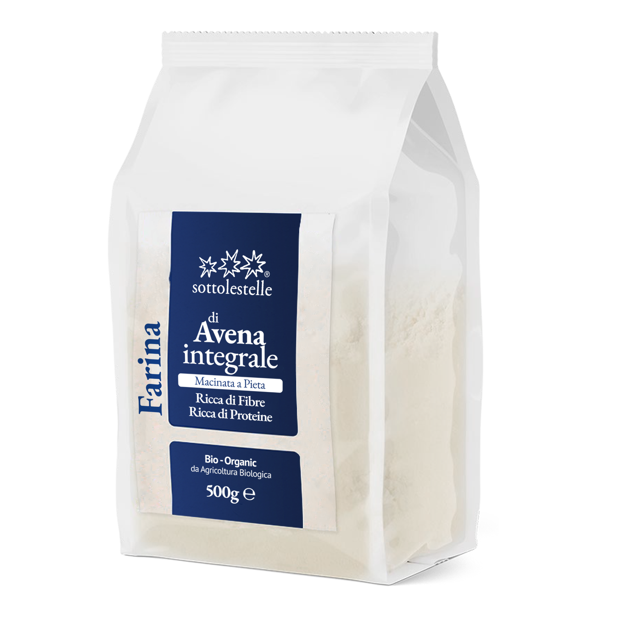 Bột Yến Mạch Nguyên Cám Hữu Cơ 500g Sottolestelle Organic Whole Oat Flour