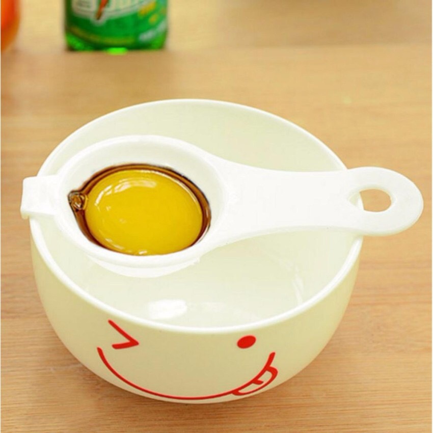 Dụng Cụ Tách Lòng Đỏ Trứng Bằng Nhựa - Dụng Cụ Vớt Lòng Đỏ Trứng , muỗng tách trứng Chuyên Dụng tiện lợi - Giá Đỡ Bộ Lọc Tiện Ích Sàng Lọc Dụng Cụ Làm Bánh, Đồ Dùng Nấu Ăn Phụ Kiện Nhà Bếp Đa Năng, Dụng Cụ Tách Trứng Lòng Đỏ Bằng Nhựa
