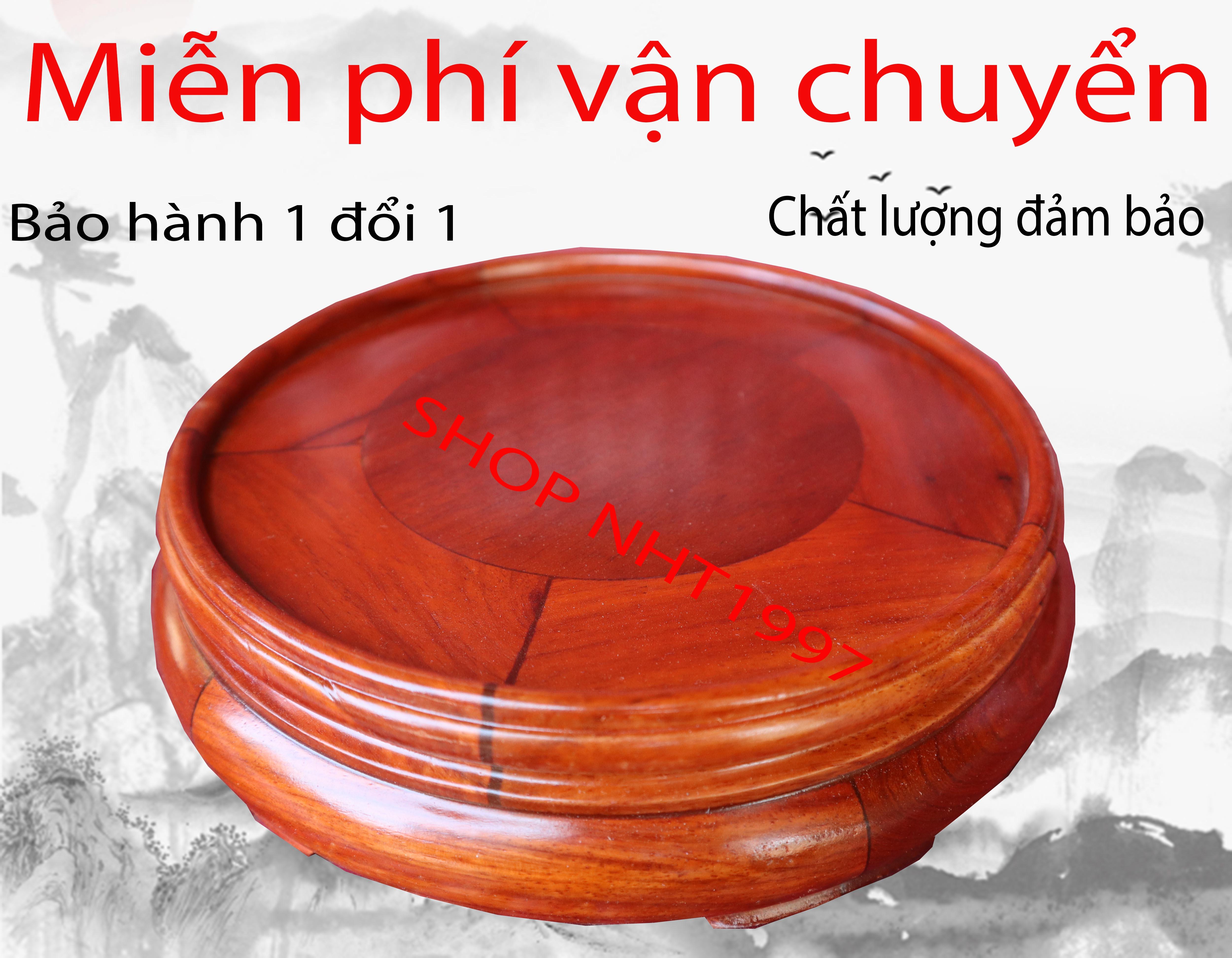 Kỉ bẹt gỗ hương,đế để cóc,bát hương gỗ hương cao 6cm