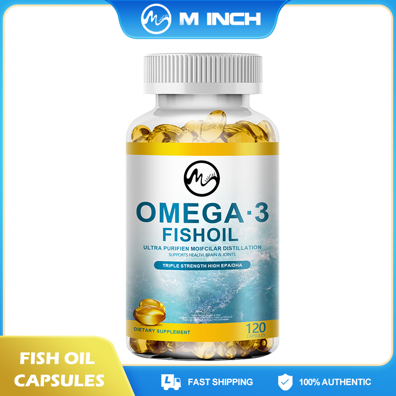 Minch Deep Sea Fish Oil Capsule Triple Strength Omega3 Support Heart &