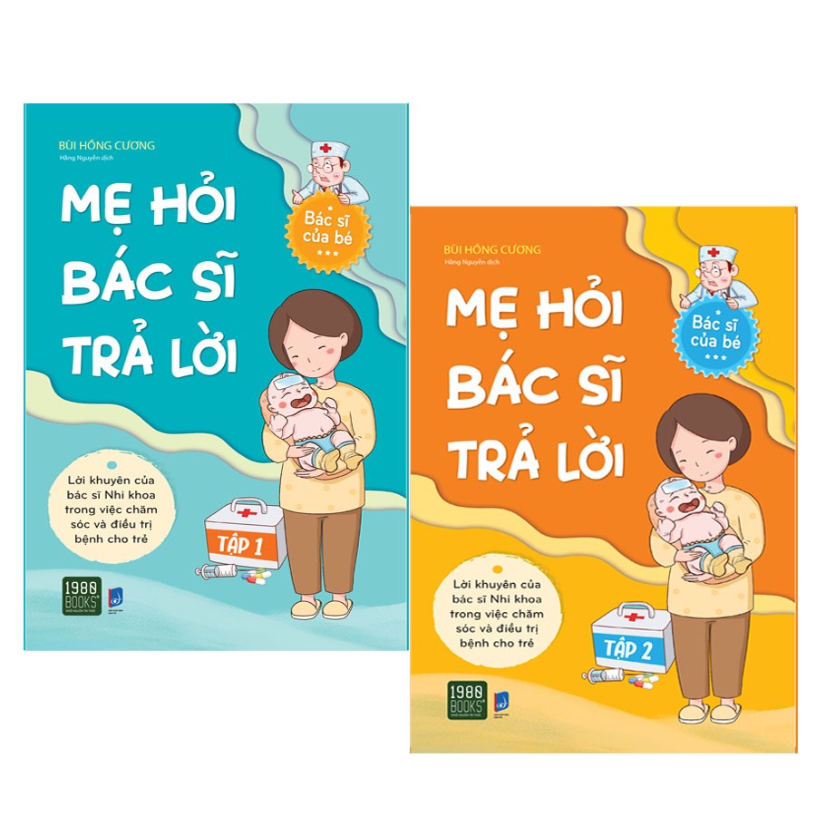 Sách - MẸ HỎI BÁC SĨ TRẢ LỜI (tập 1 + tập 2)