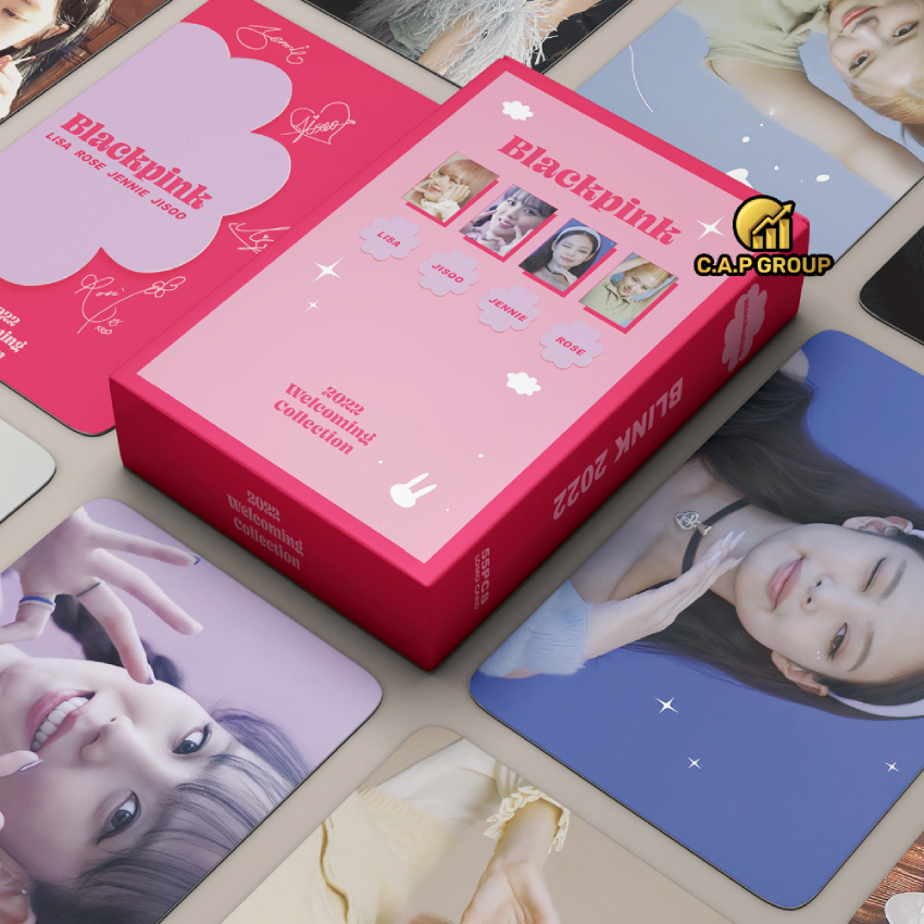 Thẻ Lomo BlackPink 2022 Welcoming Collection bo góc Thẻ card Album Thần Tượng Kpop