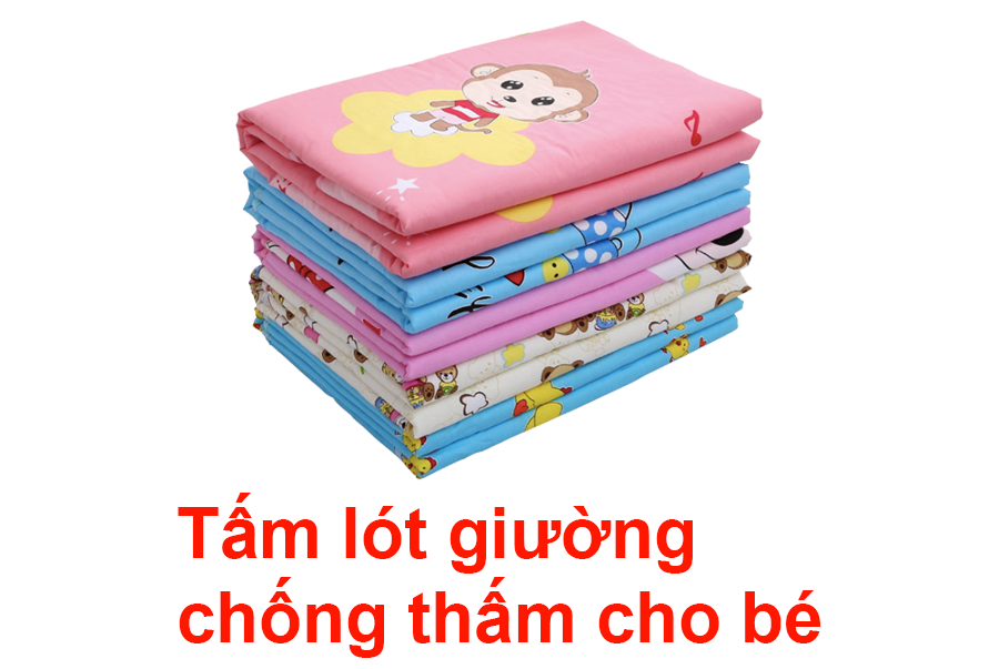 Miếng lót , Thảm chống thấm Muji Nhật Bản 4 lớp cao cấp cho bé sơ sinh  80x120 cm