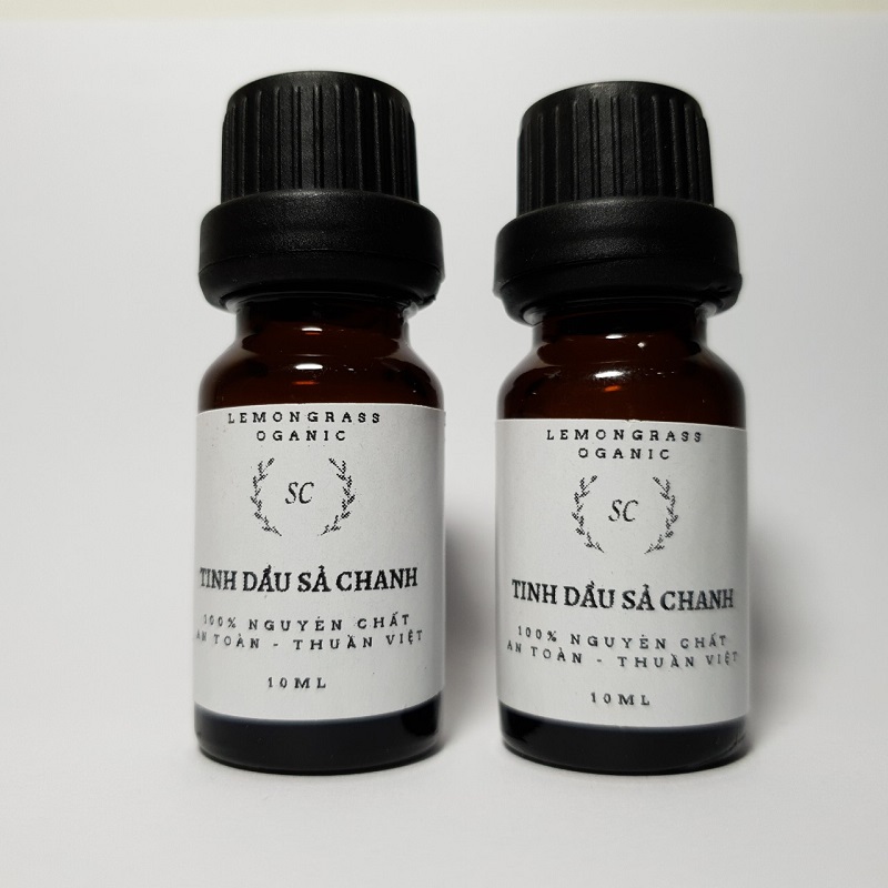 [GIÁ DÙNG THỬ] COMBO 2 Chai Tinh Dầu Sả Chanh Oganic Xông Nhà Đuổi Muỗi, Lọc Không Khí