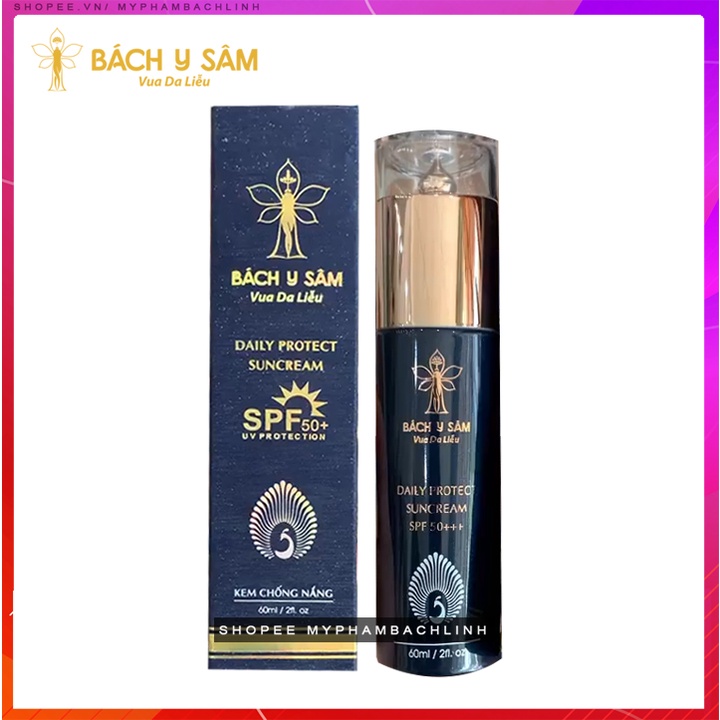 Kem chống nắng bách y sâm hoạt chất thiên nhiên spf 50+ 60ml
