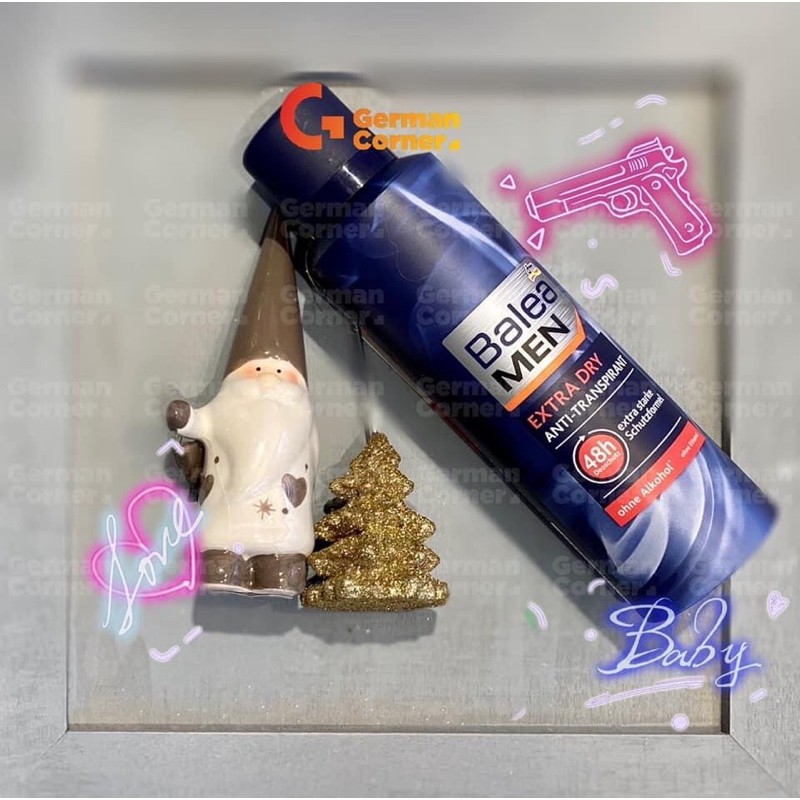 Xịt khử mùi nam balea men đức 200ml - german corner hàng đức nội địa