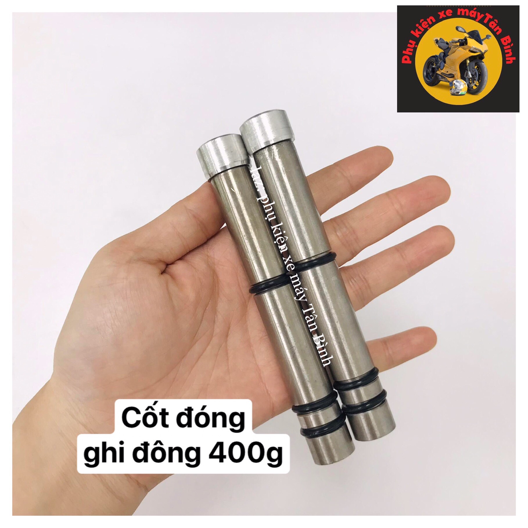 Gù inox nặng 900g - gù inox chống rung tay lái/cốt đóng ghi đông