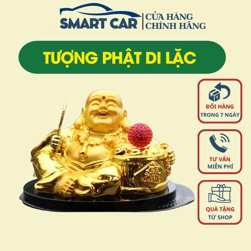 Tượng phật di lặc để ô tô - tượng phật di lặc chạy năng lượng mặt trời, đặt bàn làm việc, trang trí taplo ô tô, xe hơi + tạng kèm 10ml tinh dầu thơm