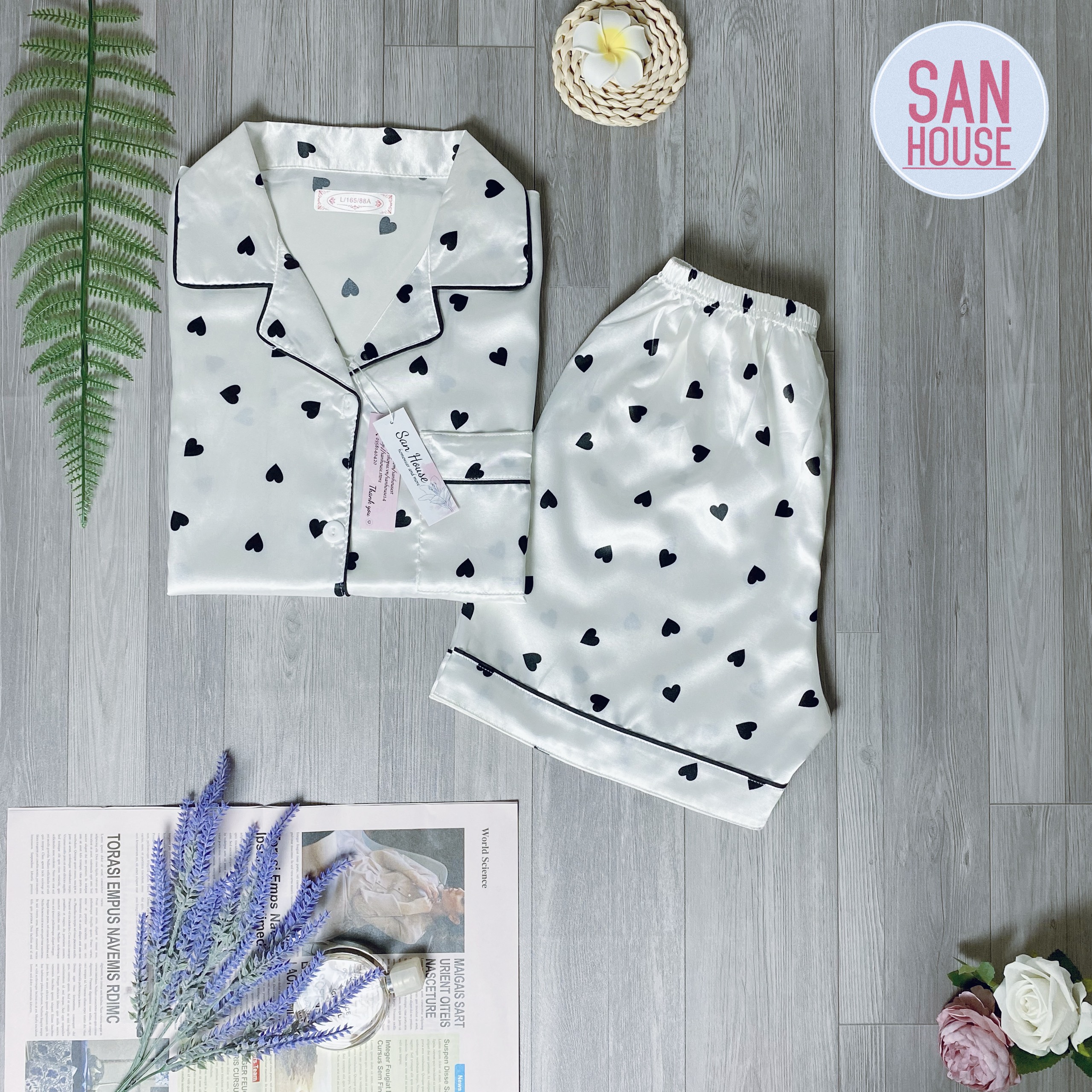 Đồ ngủ lụa nữ, pijama nữ lụa,hàng Quảng Châu nhập xịn pijama lụa, đồ ngủ đẹp, đồ mặc nhà xinh xắn, đồ ngủ giá rẻ
